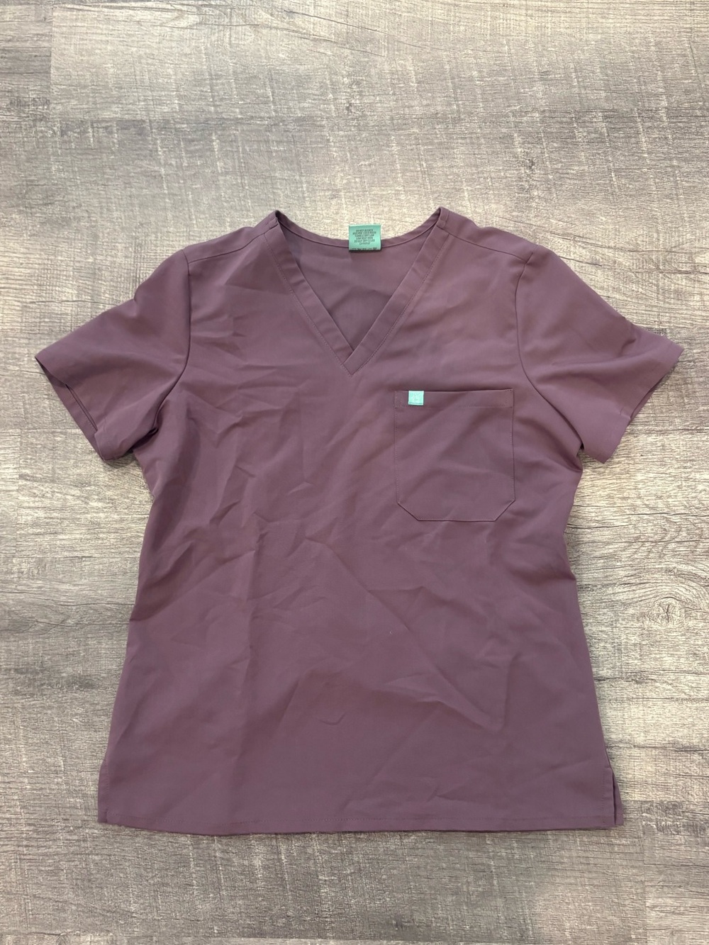 Women’s V-Neck Scrub Top And Pants  in Mauve